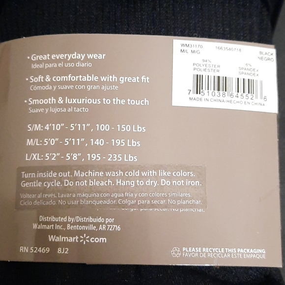 Secret Treasures super opaque black tights - Picture 3 of 3